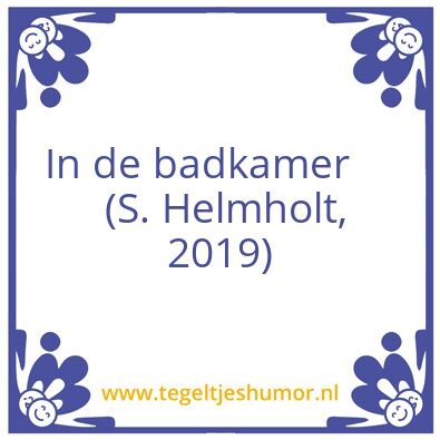Tegeltje: Tegeltje