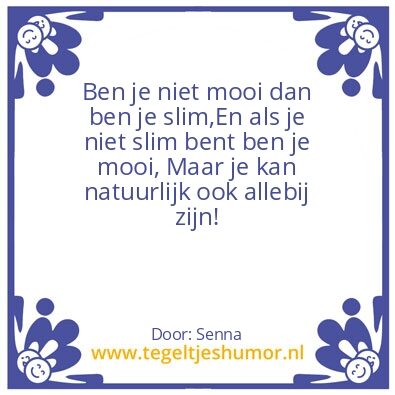 Tegeltje: Senna