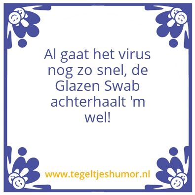 Tegeltje: snel