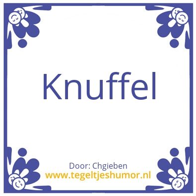 Tegeltje: .