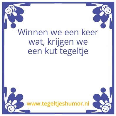 Tegeltje: Monsterevents