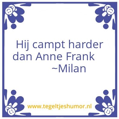 Tegeltje: Quote of the day