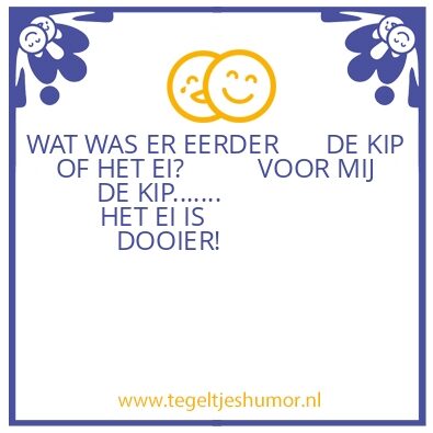 Tegeltje: TOK TOK