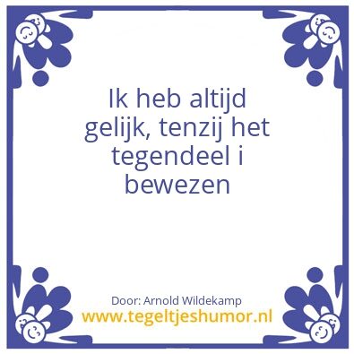 Tegeltje: Arnold 1