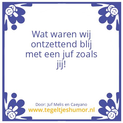 Tegeltje: Anja