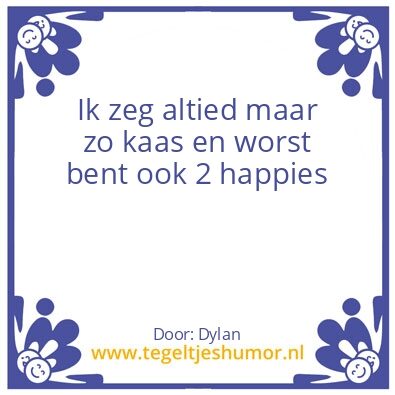 Tegeltje: Bluefinger