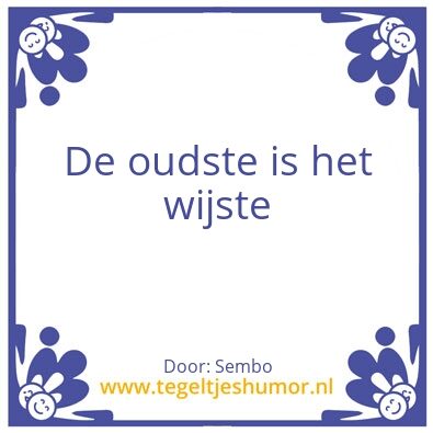 Tegeltje: Mooie tegeltje