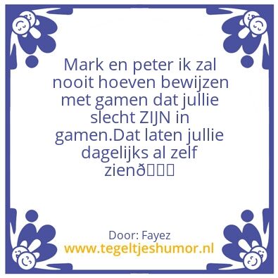 Tegeltje: Bewijzen