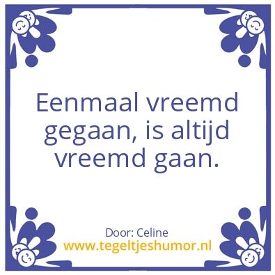 Tegeltje: vreemdgaan