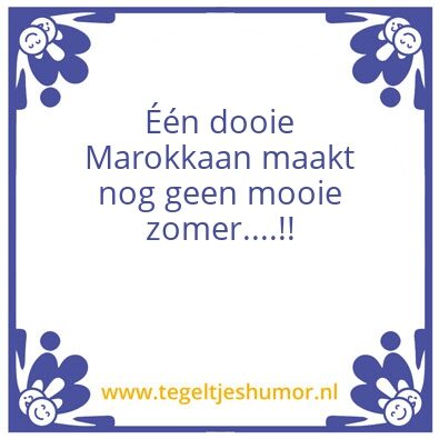 Tegeltje: zomer