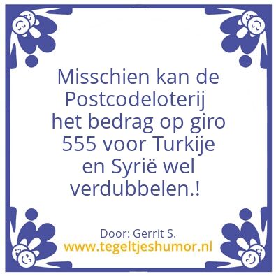 Tegeltje: Ik ben Gerrit.