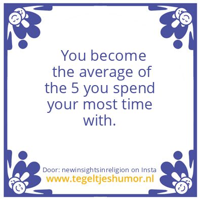 Tegeltje: the average of 5