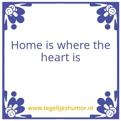 Tegeltje: Homo