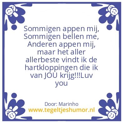 Tegeltje: ðŸ‘‰Marinho zegt;