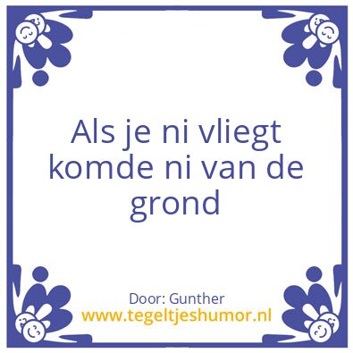 Tegeltje: Geile frans