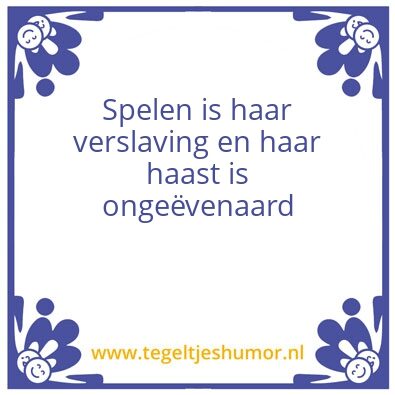 Tegeltje: Sanny