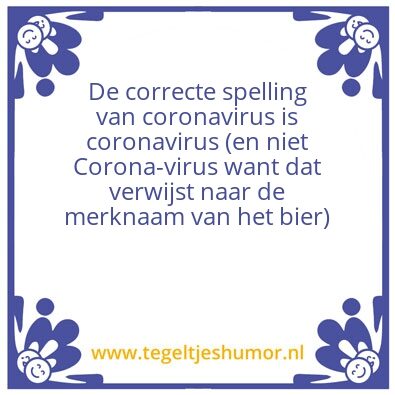 Tegeltje: Taaltip