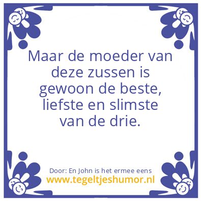 Tegeltje: Moeder