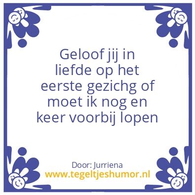 Tegeltje: Liefde