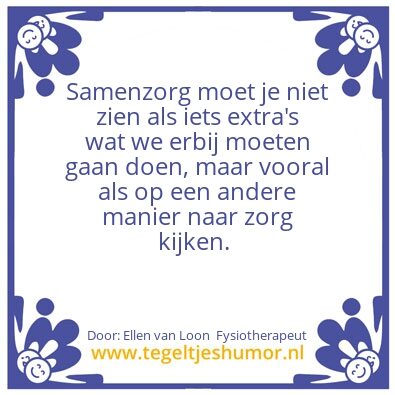 Tegeltje: niets extra
