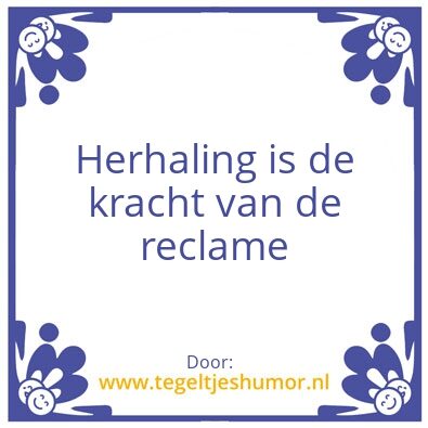 Tegeltje: Tegeltje