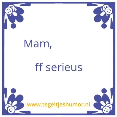Tegeltje: Megan