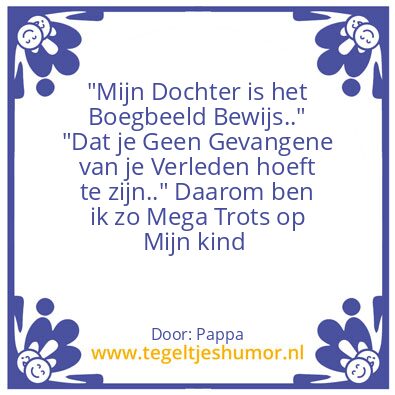 Tegeltje: Dochter