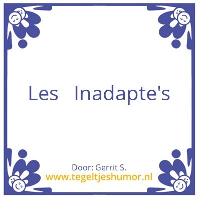 Tegeltje: Ik ben Gerrit.
