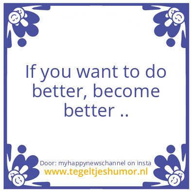 Tegeltje: What i know..