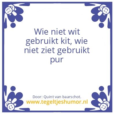 Tegeltje: Van den bouwhuizen.
