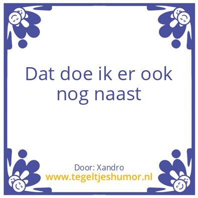 Tegeltje: Test