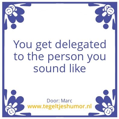 Tegeltje: B2B Sales truth