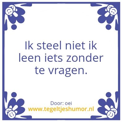 Tegeltje: mijn tegel