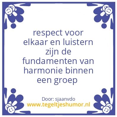 Tegeltje: spreuk