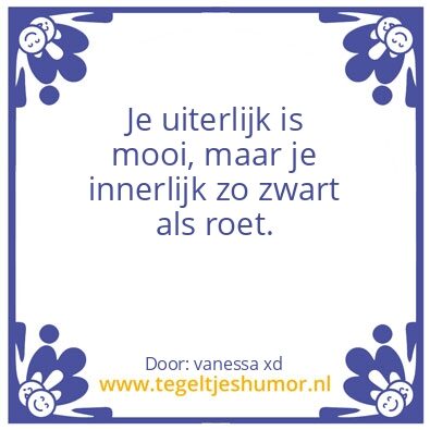 Tegeltje: je innerlijke is wat telt
