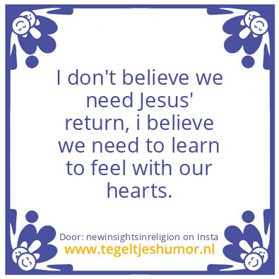 Tegeltje: Let,s make it clear..