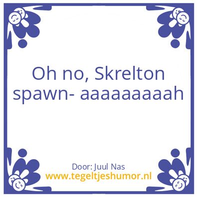 Tegeltje: Tegeltje