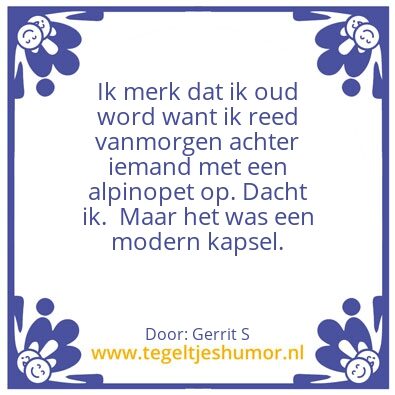 Tegeltje: Ik ben Gerrit