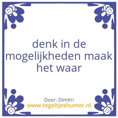 Tegeltje: Dimitri