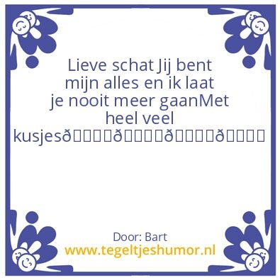 Tegeltje: BryanðŸ’‹
