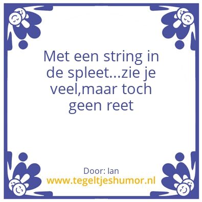 Tegeltje: Spreuk vd dag