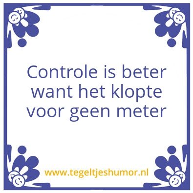 Tegeltje: Contr