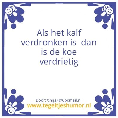 Tegeltje: Beesten