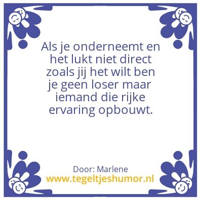 Tegeltje: Voor Marit