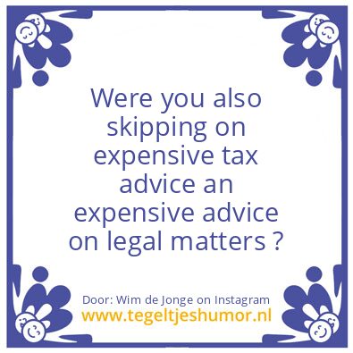 Tegeltje: great business man / woman