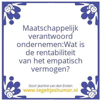 Tegeltje: MVO