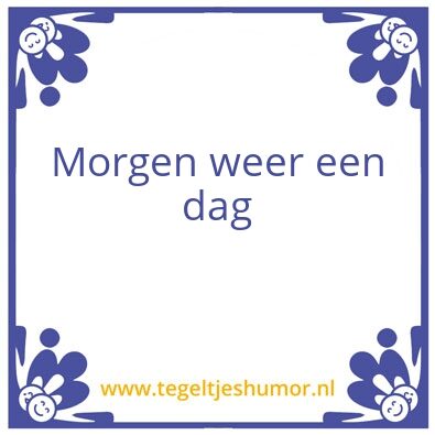 Tegeltje: ja