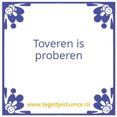 Tegeltje: Tegeltje
