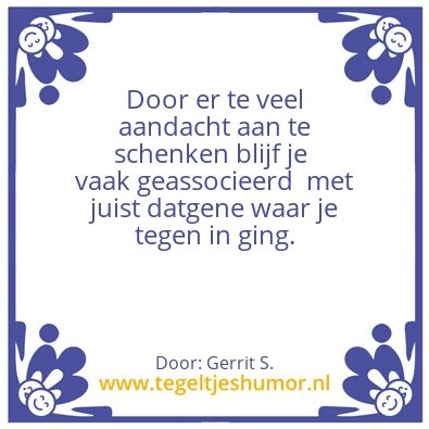 Tegeltje: Ik ben Gerrit.