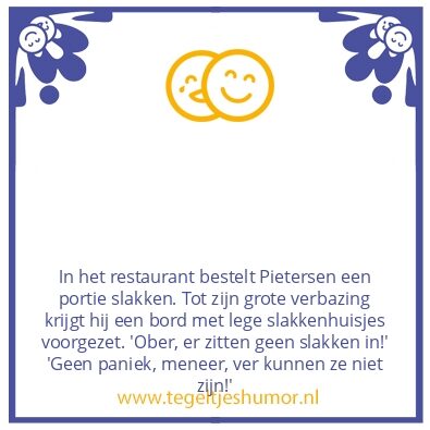 Tegeltje: Slakken